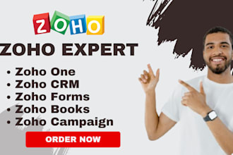 setup zoho automation zoho CRM zoho forms zoho campaign