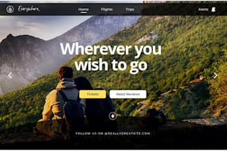 design a stunning wordpress website for businesses, portfolios and blogs