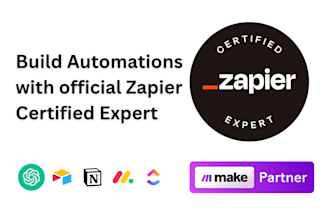 certified zapier automation expert, ai and API