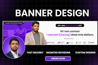 design high quality linkedin banners, facebook covers, and social media posts