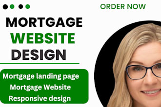 build mortgage landing page mortgage website responsive mortgage design