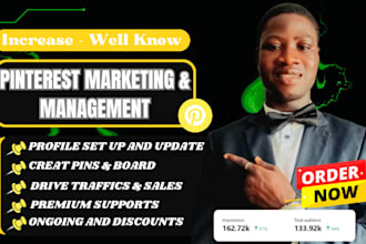 promote shopify, etsy, stan store or website on pinterest