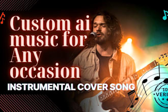 create your high quality custom ai voice over song