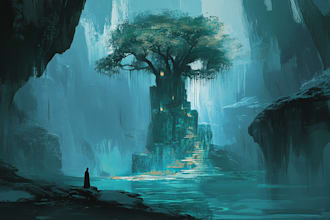 design an stunning environment concept art