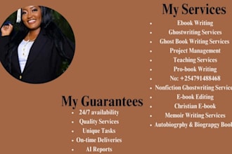 ebook ghostwriter, KDP book writer, ghost book writer, nonfiction ghostwriter