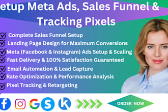 setup meta ads systeme io kartra tracking pixels salesfunnel landing page ads