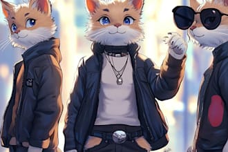 draw foursome or furry art you want