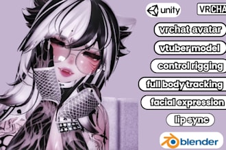 custom vrchat avatar 3d model furry avatar fursona vr character vrc nsfw avatar