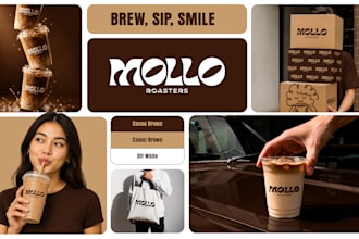 design business logo, brand identity and branding kit