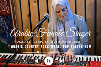 write arabic lyrics make rock singer english rap pop edm singer arabic singer