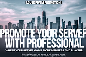 do fivem server promotion discord server promotion fivem advertisement