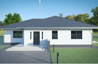 create realistic 3d exterior home, commercial building, 3d renovation, interior
