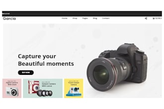 design camera shopify store photography website  drone store cctv  home security