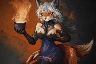 make nsfw or sfw art of your furry character art