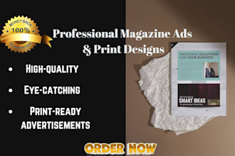 design high impact magazine ads and print advertisements, compress image