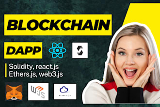 build solana web3 dapp blockchain, dex staking, launchpad, token, ai agent, evm
