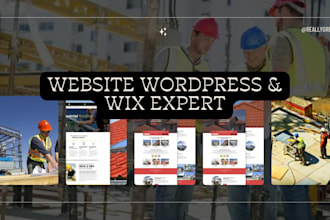 design website, landing page for home care, roofing, and construction business