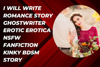 write romance story ghostwriter erotic erotica nsfw fanfiction kinky bdsm story