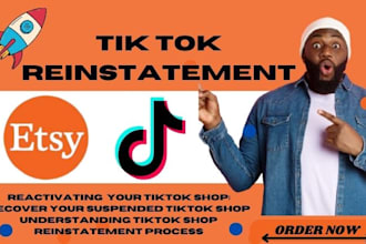 activate your deactivated tiktok shop appeal tiktok and etsy