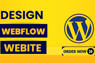design or redesign a single page webflow website or landing page