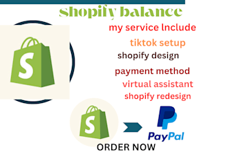 activate shopify balance for you through shopify payment