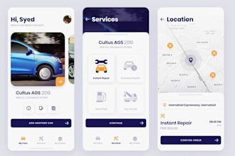 develop roadside assistance app towing app car repair app