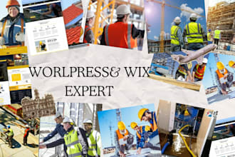 create a custom website, for roofing home care and insurance companies