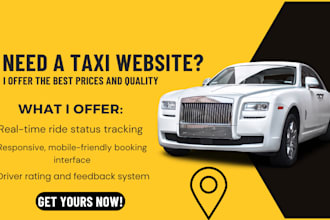 setup taxi booking website cab booking website uber booking website taxi website