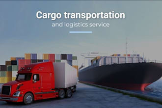 design logistic website, cargo website, dispatch website