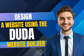 design a website using the duda website builder