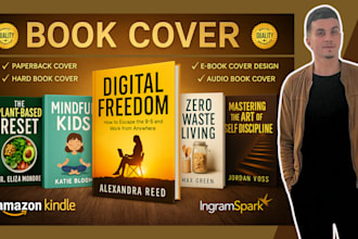 do book cover design, ebook cover, kdp book cover