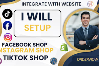 do tiktok shop setup, facebook shop and instagram shop, tiktok shop manager