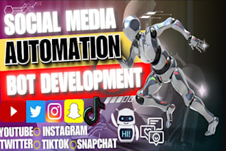 develop live streaming app, youtube live streaming bot, tiktok, twitch and music
