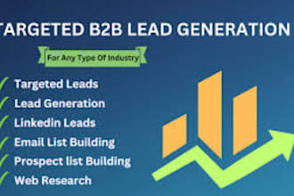 do b2b lead generation targeted leads email list building linkedin leads