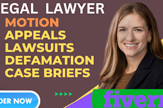 draft motions, petitions, lawsuits, and legal pleadings