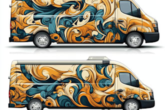 create eye catching vehicle wrap, creative wrap, car wrap