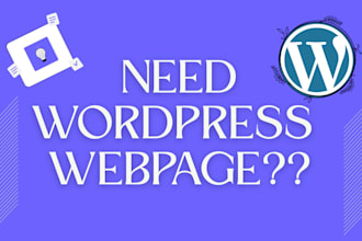 do single page landing page in your webpage
