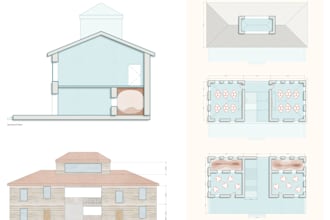 create rendered architectural site plans, floor plans, elevations and sections