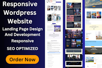 design redesign wordpress startup landing page within 24 hours