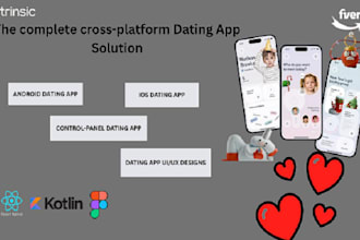 build dating app, chat app, video chat app, dating website
