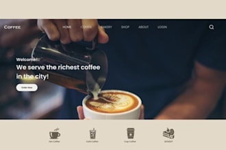 design coffee shopify store tea website private coffee shopify website