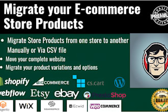 migrate squarespace wix shopify to wordpress copy clone cms transfer shopify