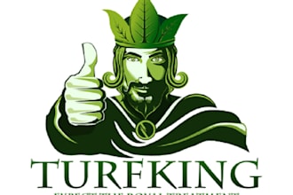 make wonderful greatest turf king logo