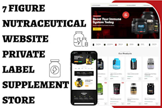 design nutraceutical website peptide sarms nootropic store supplement website