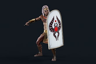 3d modeling for game character, 3d weapon asset,, 4k texture, printing, ue5 rig