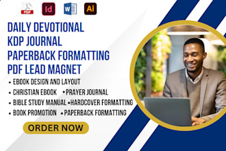 format, design daily devotional, kdp journal, pdf lead magnet, paperback,planner