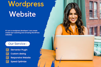 be your professional wordpress website redesign with elementor builder expert