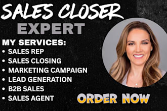be sales rep sales closer telemarketing virtual assistant b2b leads generation