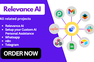 set up your relevance ai integration, make com, n8n, whatsapp, zapier expert