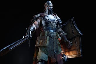produce3d monster model,3d character, xgen,unity,sculpt 3d,game character